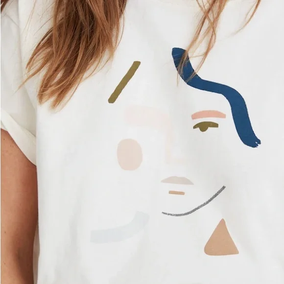 Madewell in Residence x Kit Agar Easy Crop Tee - Picture 2 of 9